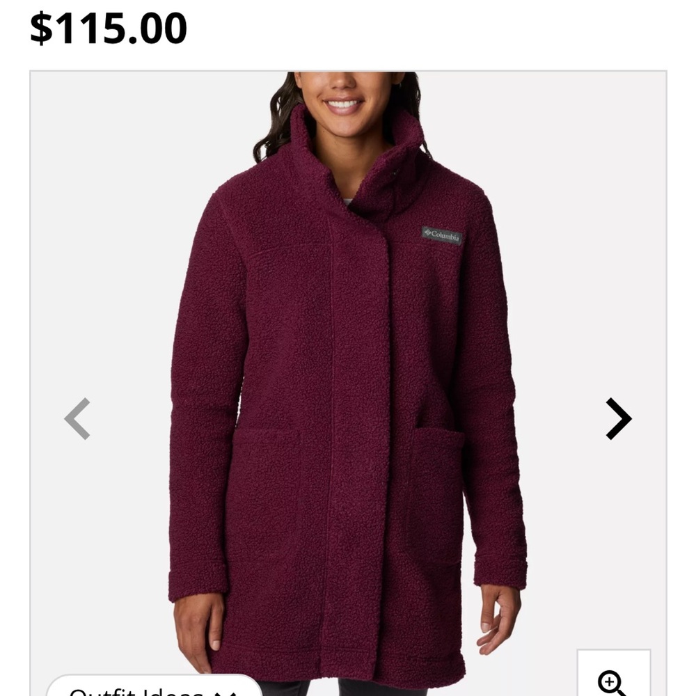 Columbia jacket size medium